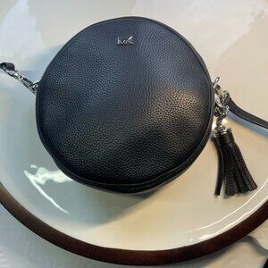 Michael Kors Pebble Leather Circle Canteen Crossbody